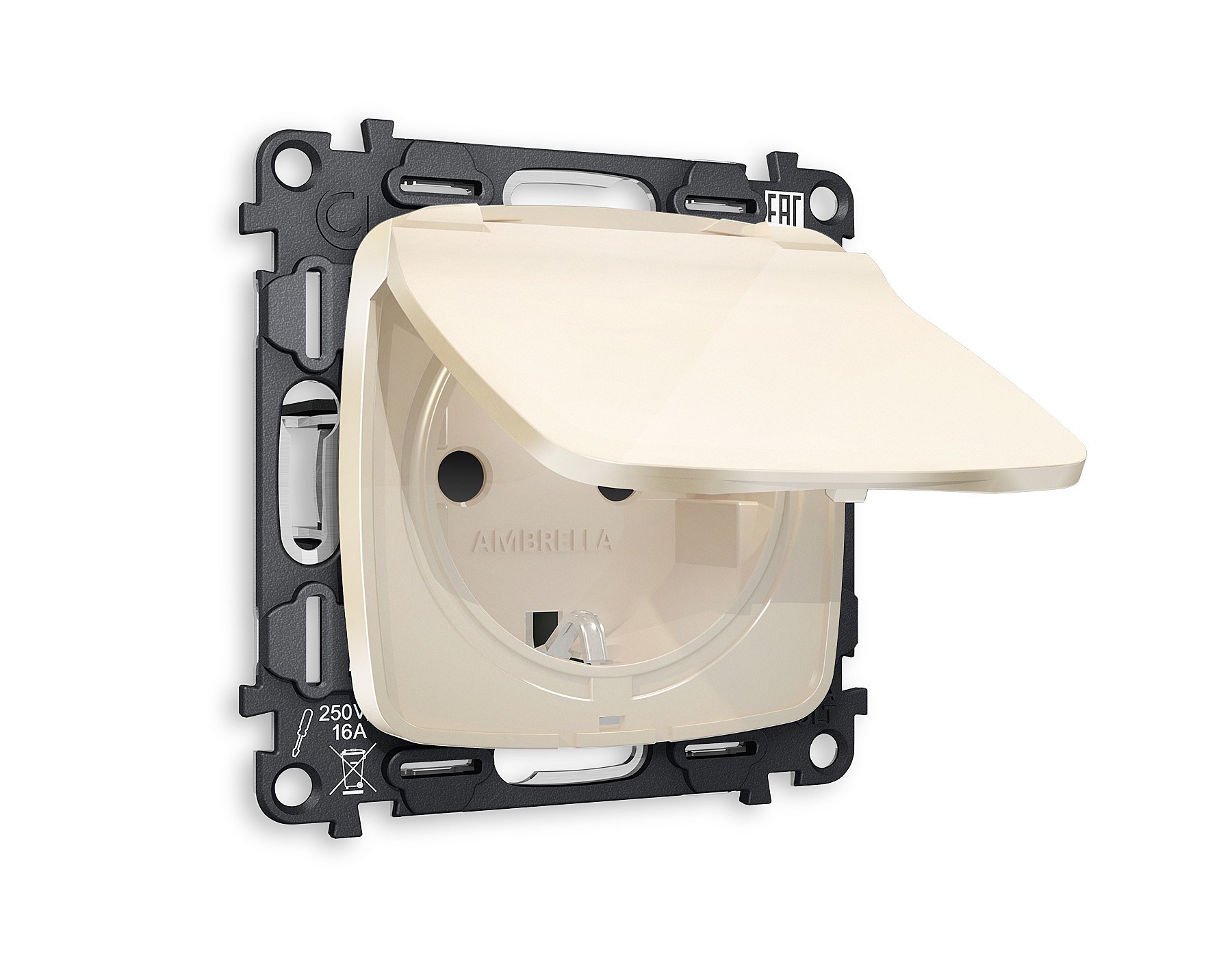 Розетка Ambrella Volt OMEGA MO308010