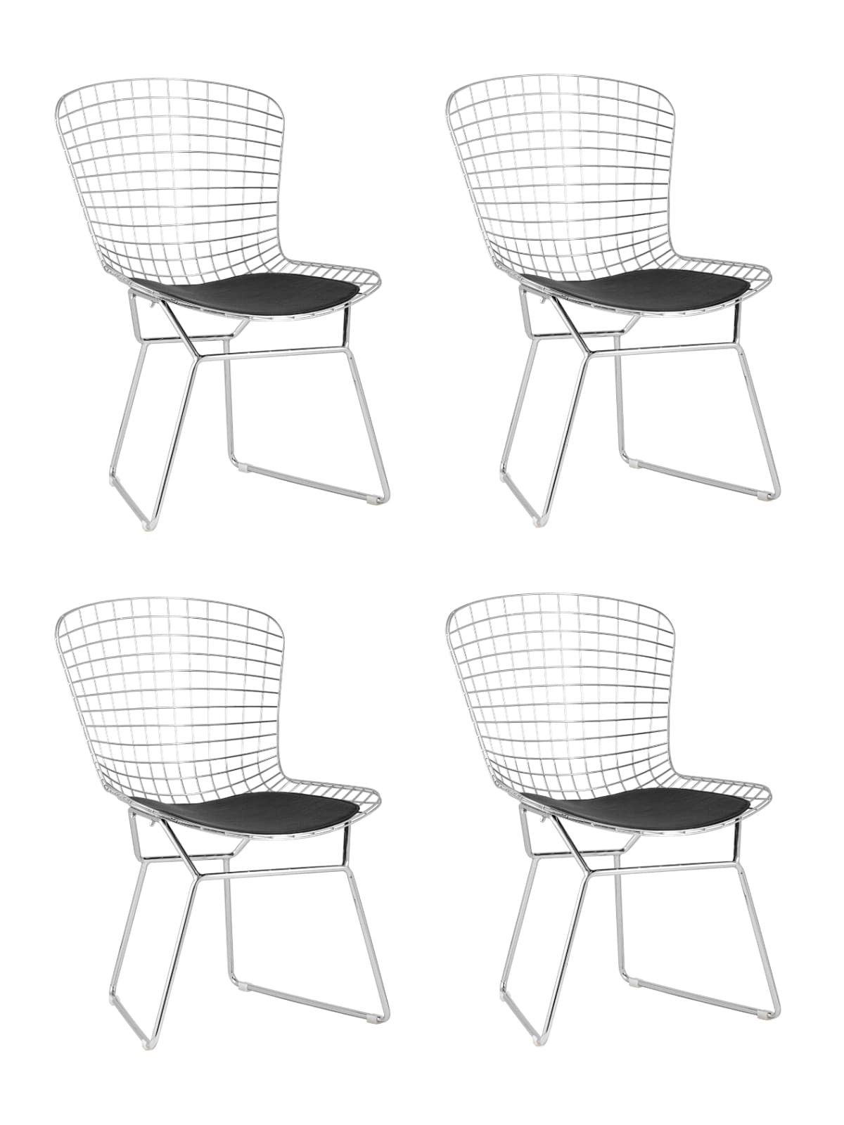 Комплект стульев Stool Group Bertoia MC66-5F KD HLR-43 X4