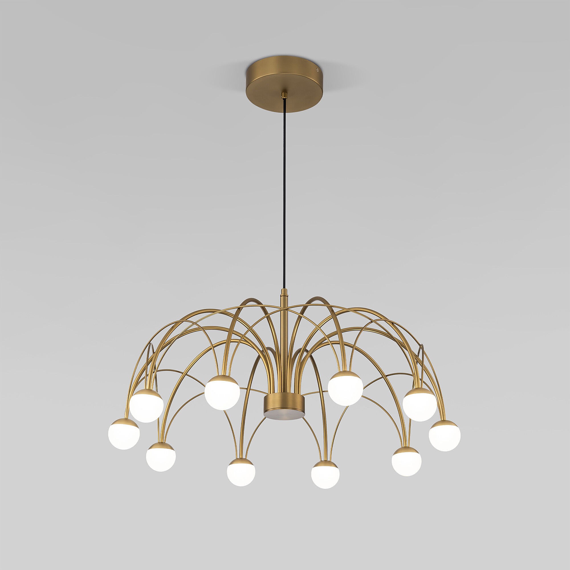 Подвесная люстра Eurosvet Ragno 90030/10 LED золото