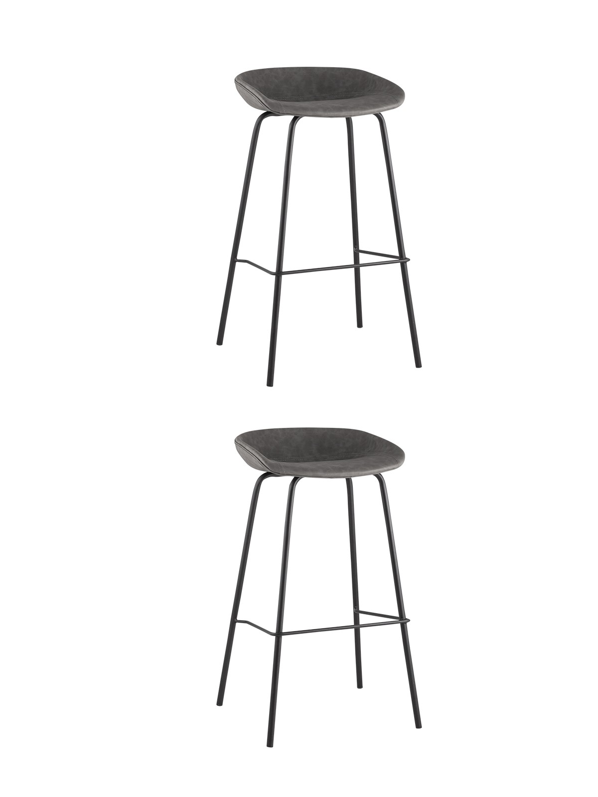 Комплект стульев Stool Group Beetle 8319TB GREY X2