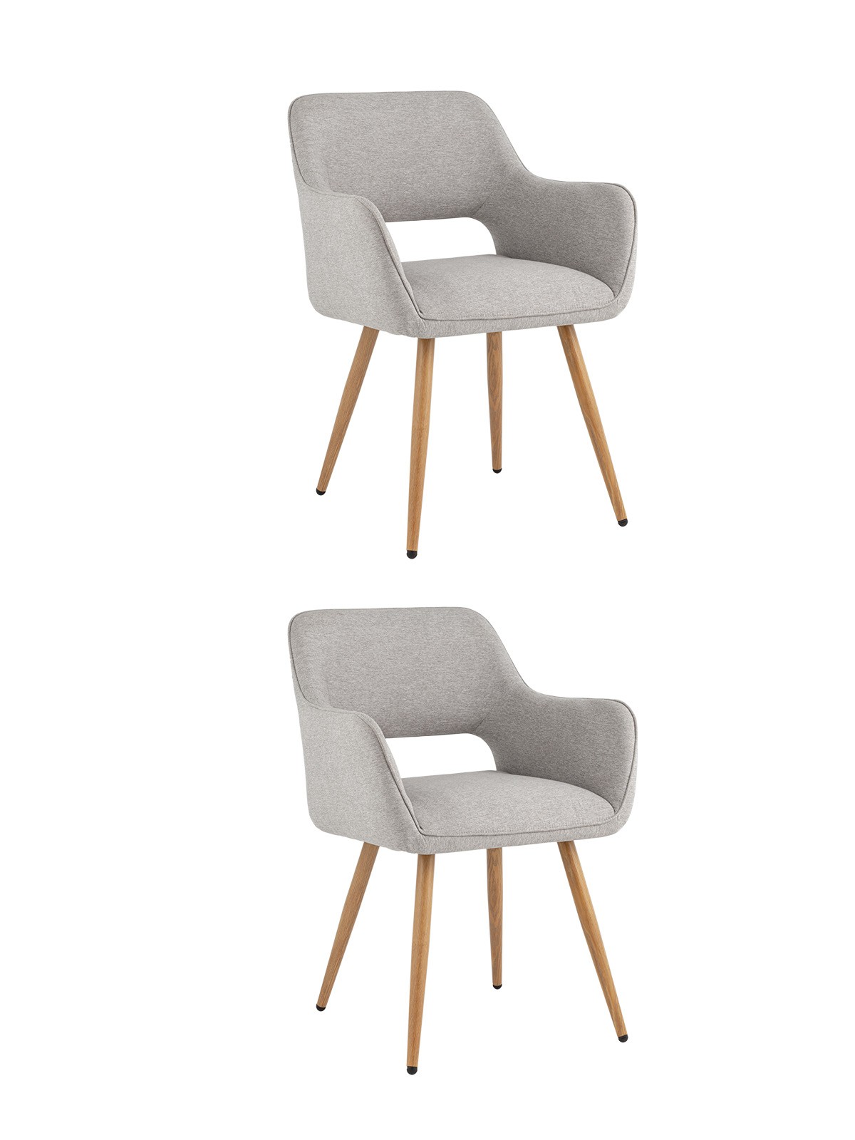 Комплект стульев Stool Group Кромвель CROMWELL II GREY X2