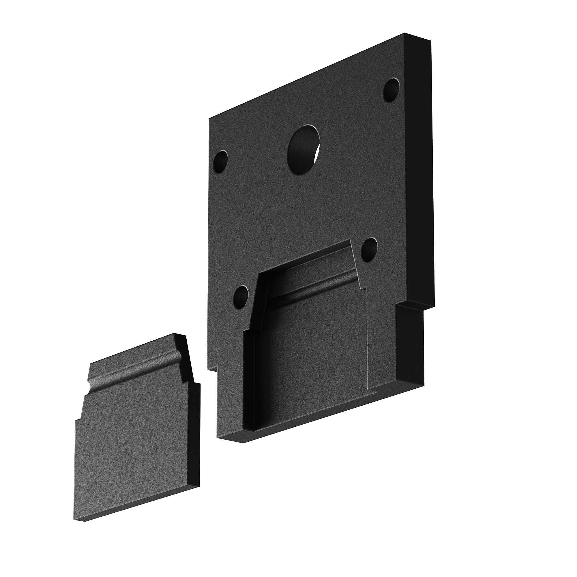 Торцевая заглушка для шинопровода ClipLine Exility Maytoni Accessories for tracks Exility TRA034EC-SCCL-42B