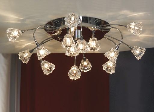 Потолочная люстра Lussole Caserta LSC-3003-15