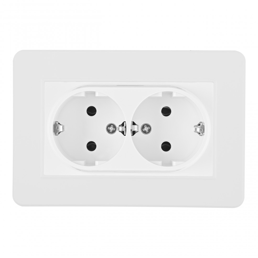 Розетка Arte Milano Set16-2 SET16-double-40-2 white