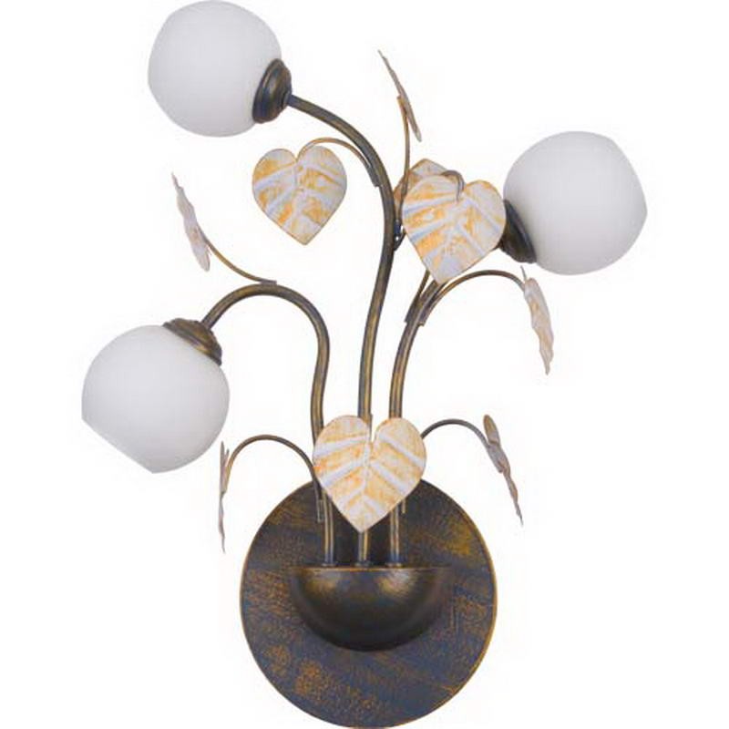 Настенное бра Arte Lamp FLORA A3539AP-3BG