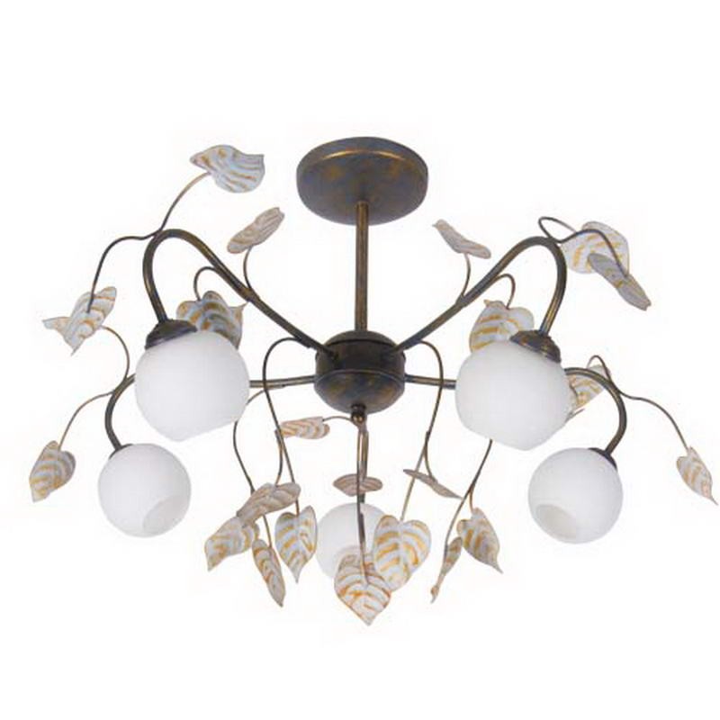 Потолочная люстра Arte Lamp FLORA A3539PL-5BG