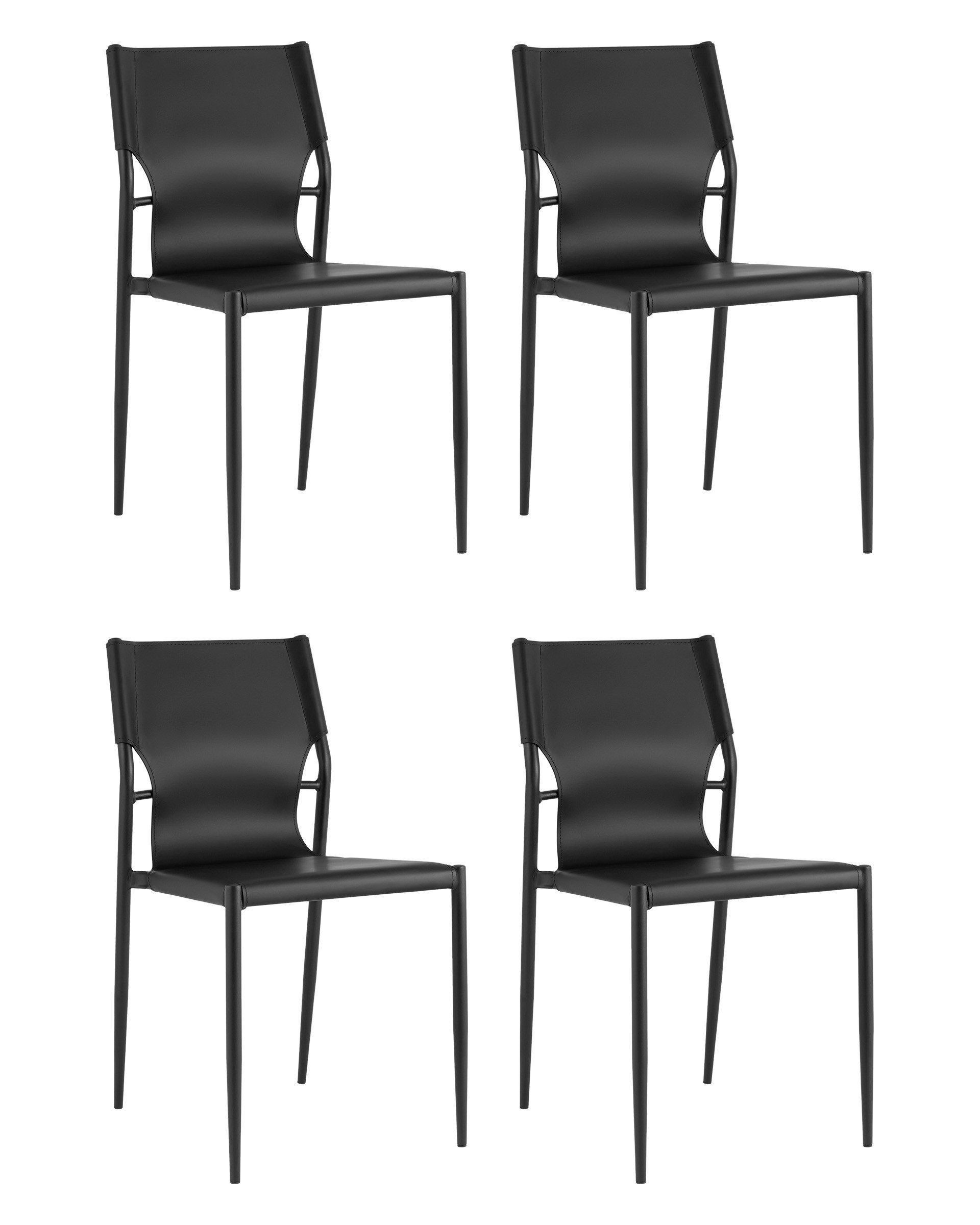 Комплект стульев Stool Group EL-2 black X4