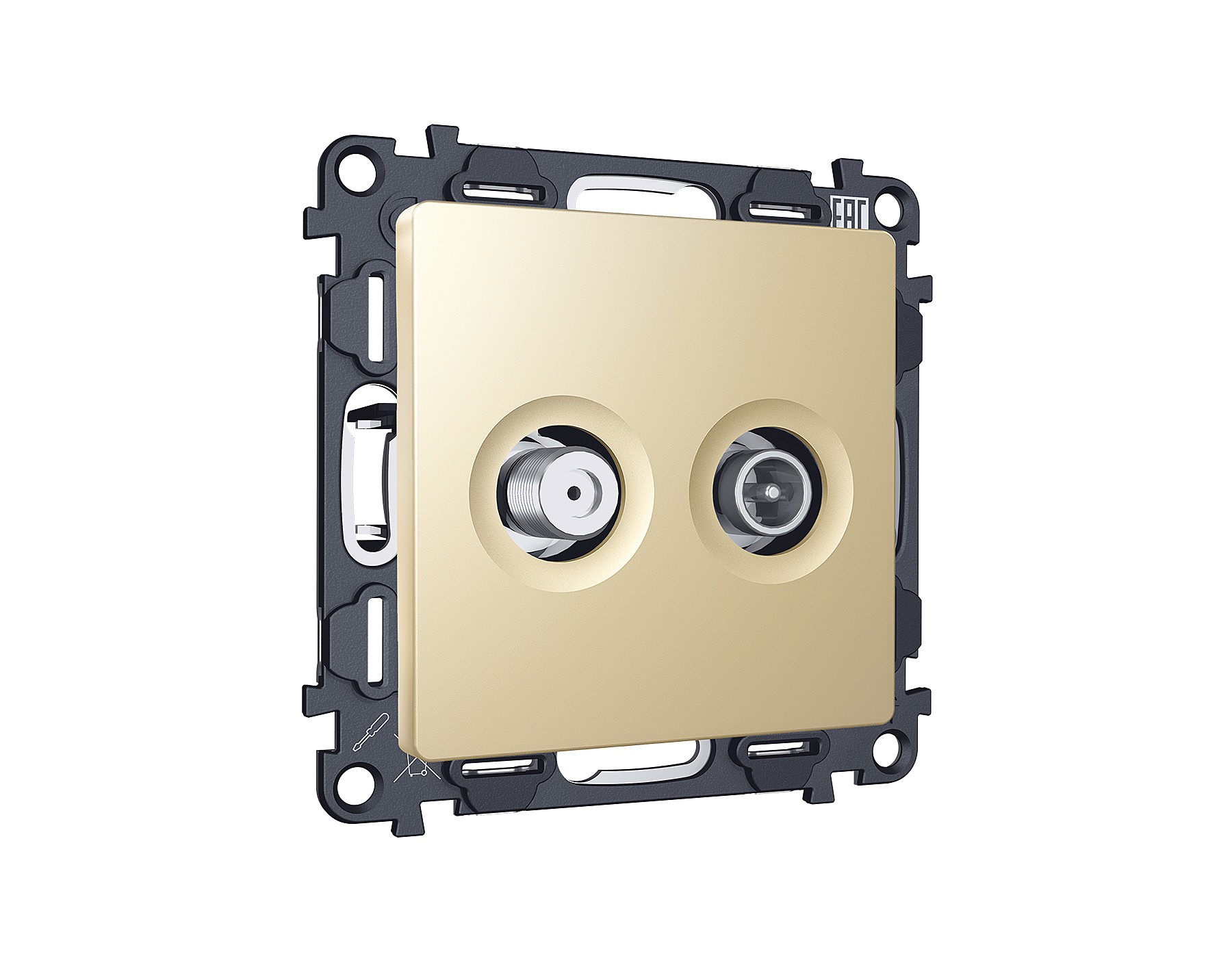 Розетка Ambrella Volt ALFA MA613310