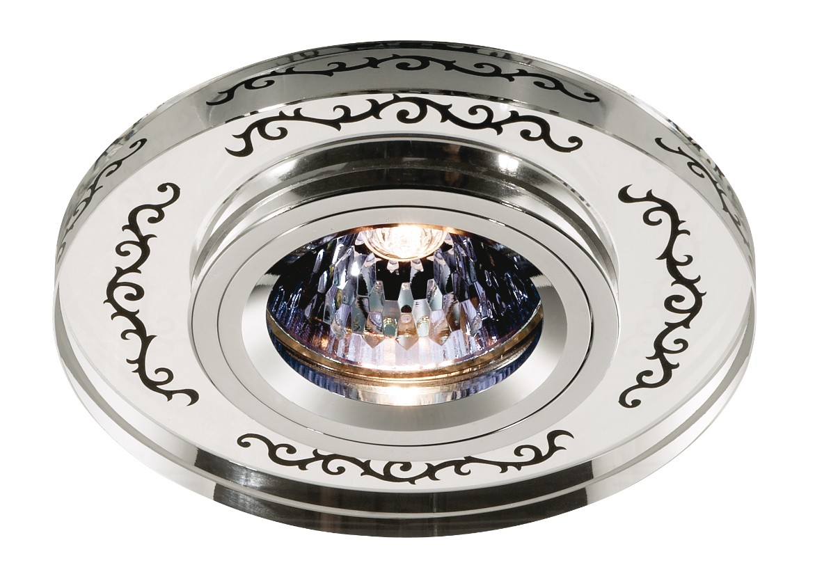 Встраиваемый светильник с узорами Mirror 369542 Novotech