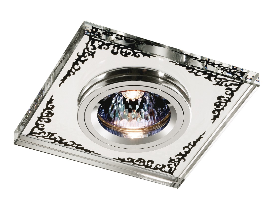Встраиваемый светильник с узорами Mirror 369543 Novotech