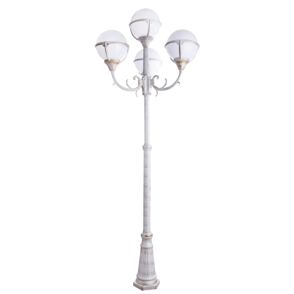 Столб фонарный уличный Arte Lamp MONACO A1497PA-4WG