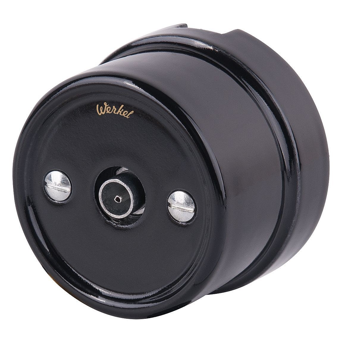 Розетка Werkel Накладные ретро механизмы Ретро черные W5683008/ ТВ розетка (черный) Ретро