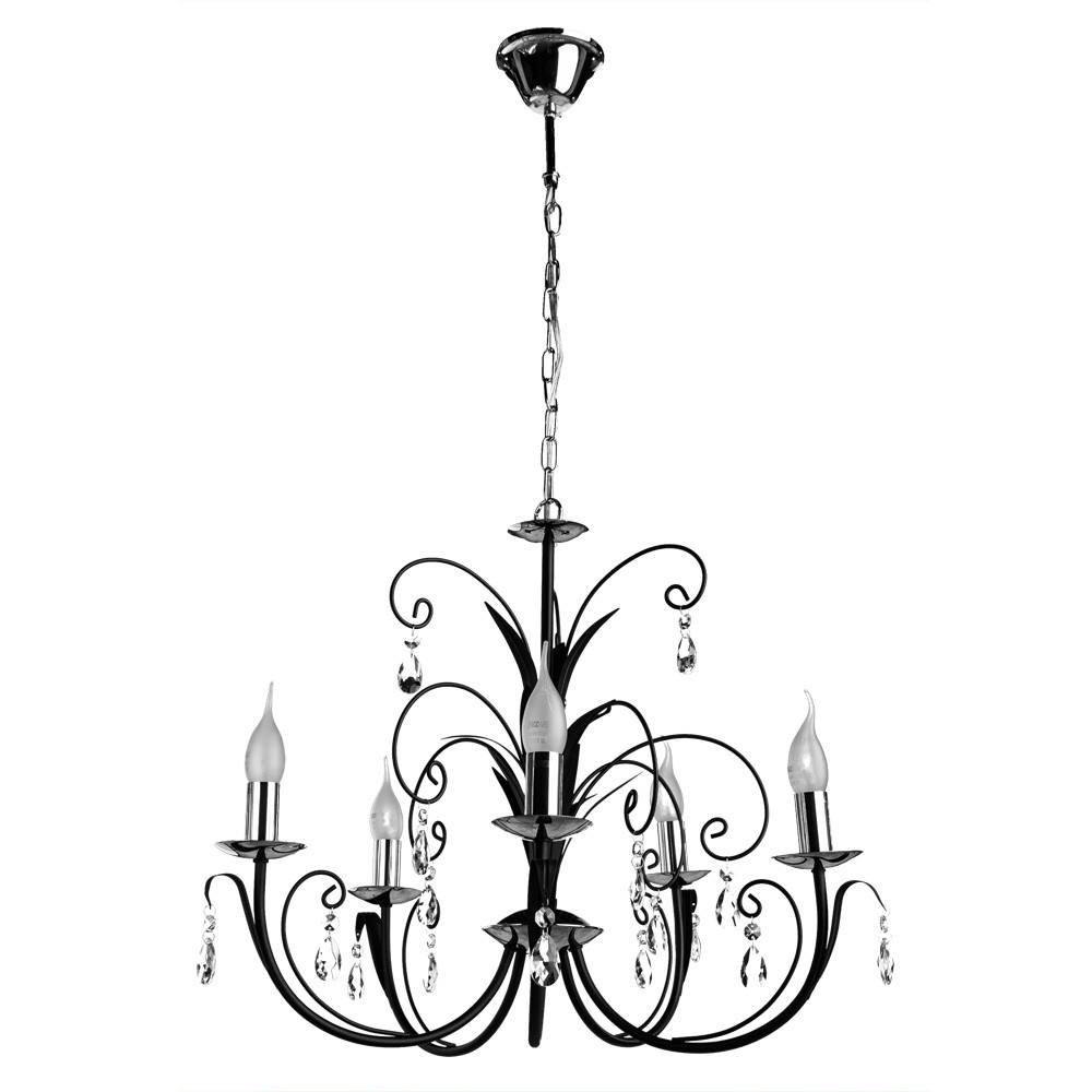 Подвесная люстра Arte Lamp ROMANA A1742LM-5BK