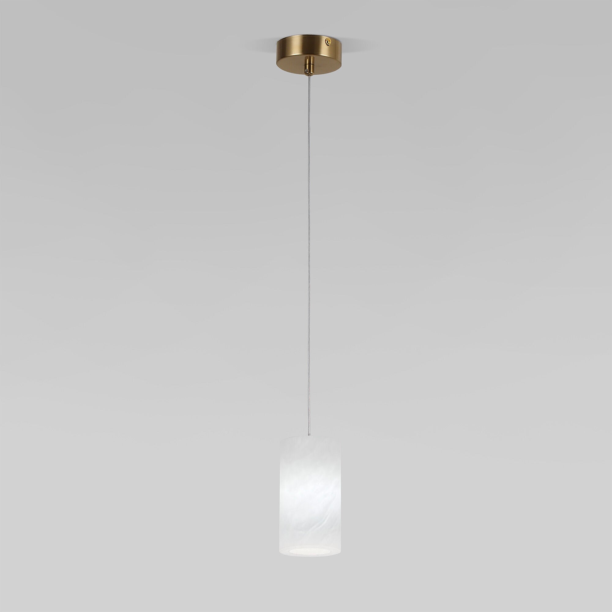 Светильник подвесной Eurosvet Marba 304052 алебастр / латунь