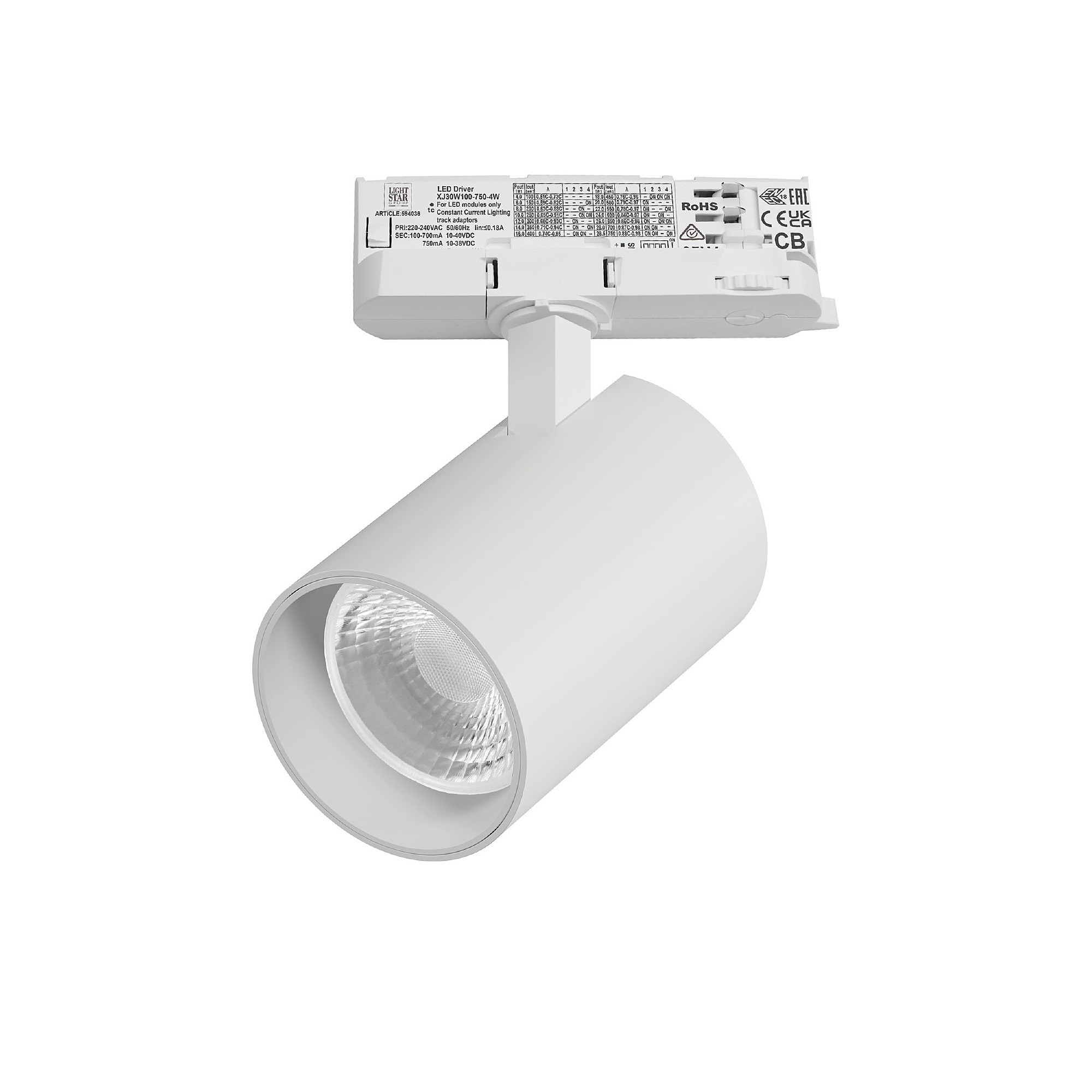 Трековый светильник Lightstar Alta Base A5336QT36G