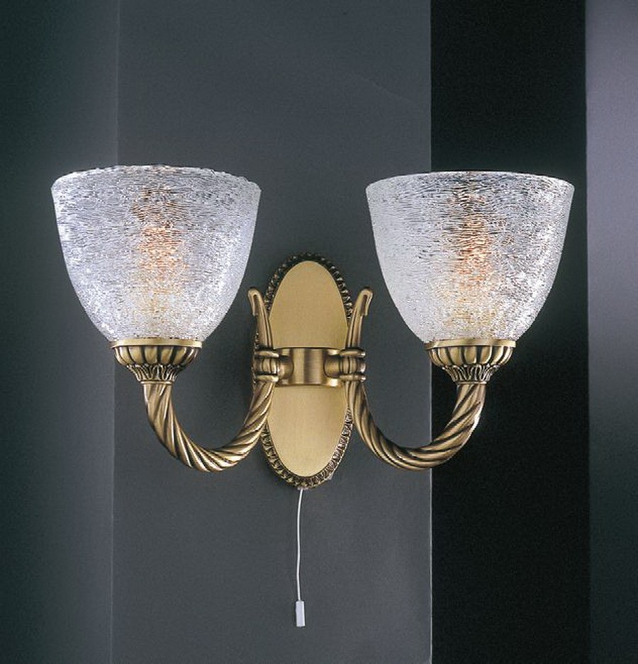 Настенное бра с выключателем Reccagni Angelo 4600 A 4600/2