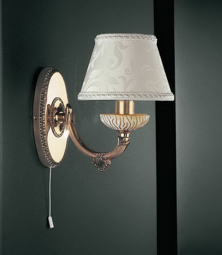 Настенное бра с выключателем Reccagni Angelo 5502 A 5502/1