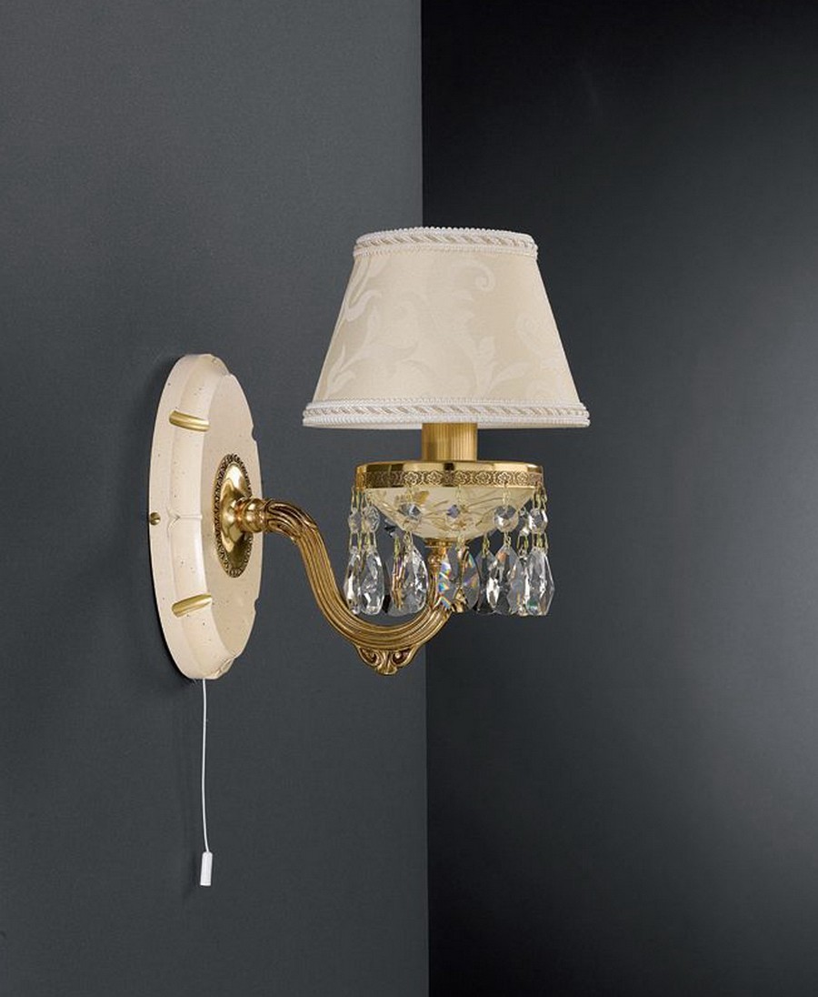 Настенное бра с выключателем Reccagni Angelo 6716 A 6716/1