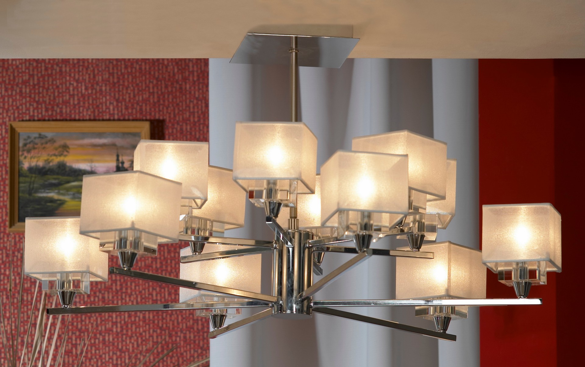 Люстра на штанге Lussole Cislago LSA-4503-12