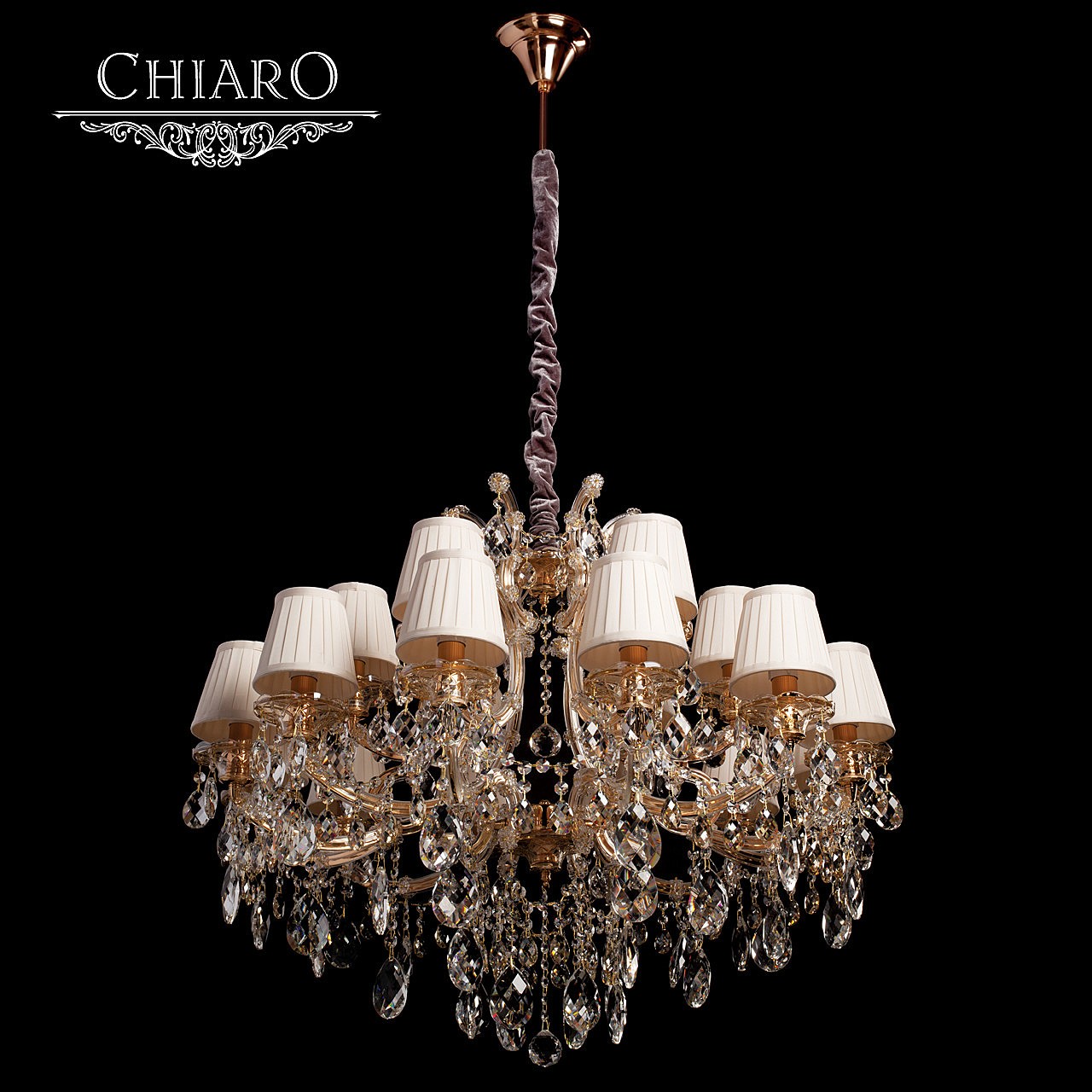 Подвесная хрустальная люстра Даниэль Chiaro 479010718