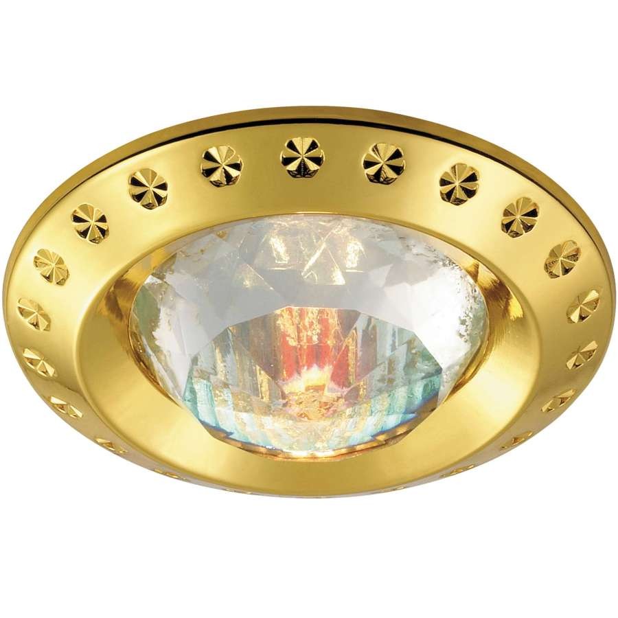 Встраиваемый светильник с узорами Glam 369648 Novotech