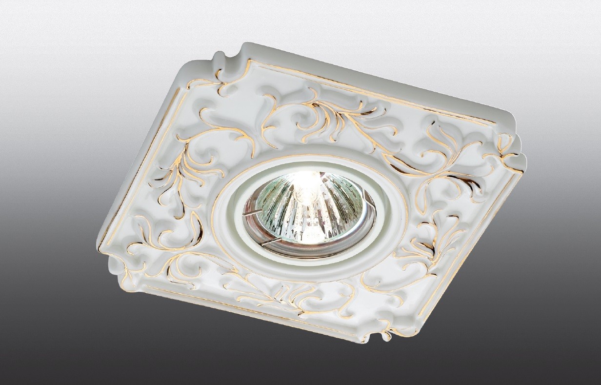 Встраиваемый светильник с узорами Farfor 369866 Novotech