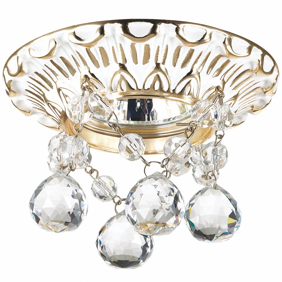 Встраиваемый светильник с узорами Grape 369997 Novotech