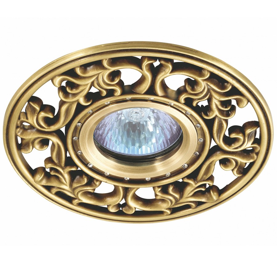 Встраиваемый светильник с узорами Vintage 369987 Novotech