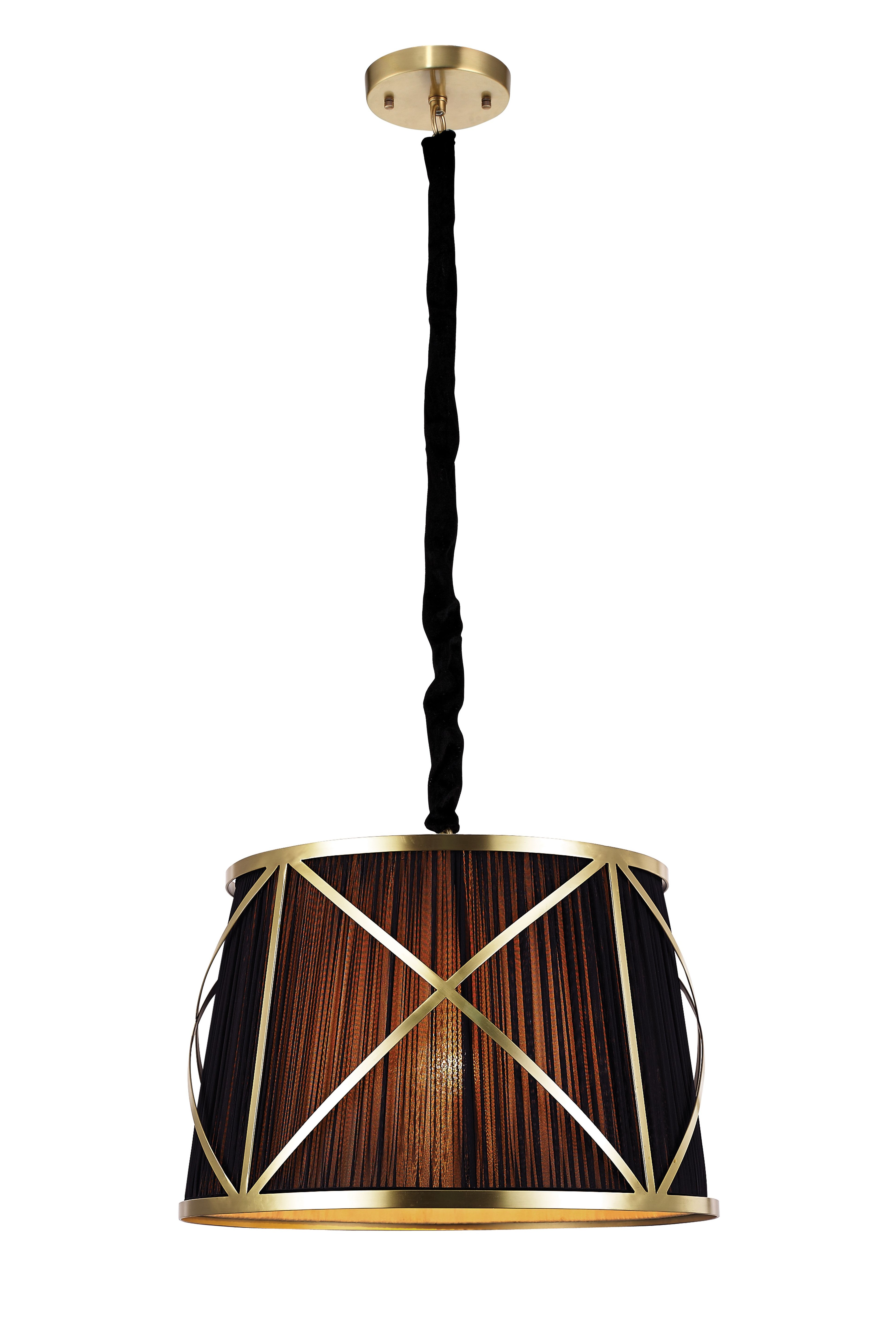 Светильник подвесной Arte Lamp VITRUVIO A2805SP-1BK