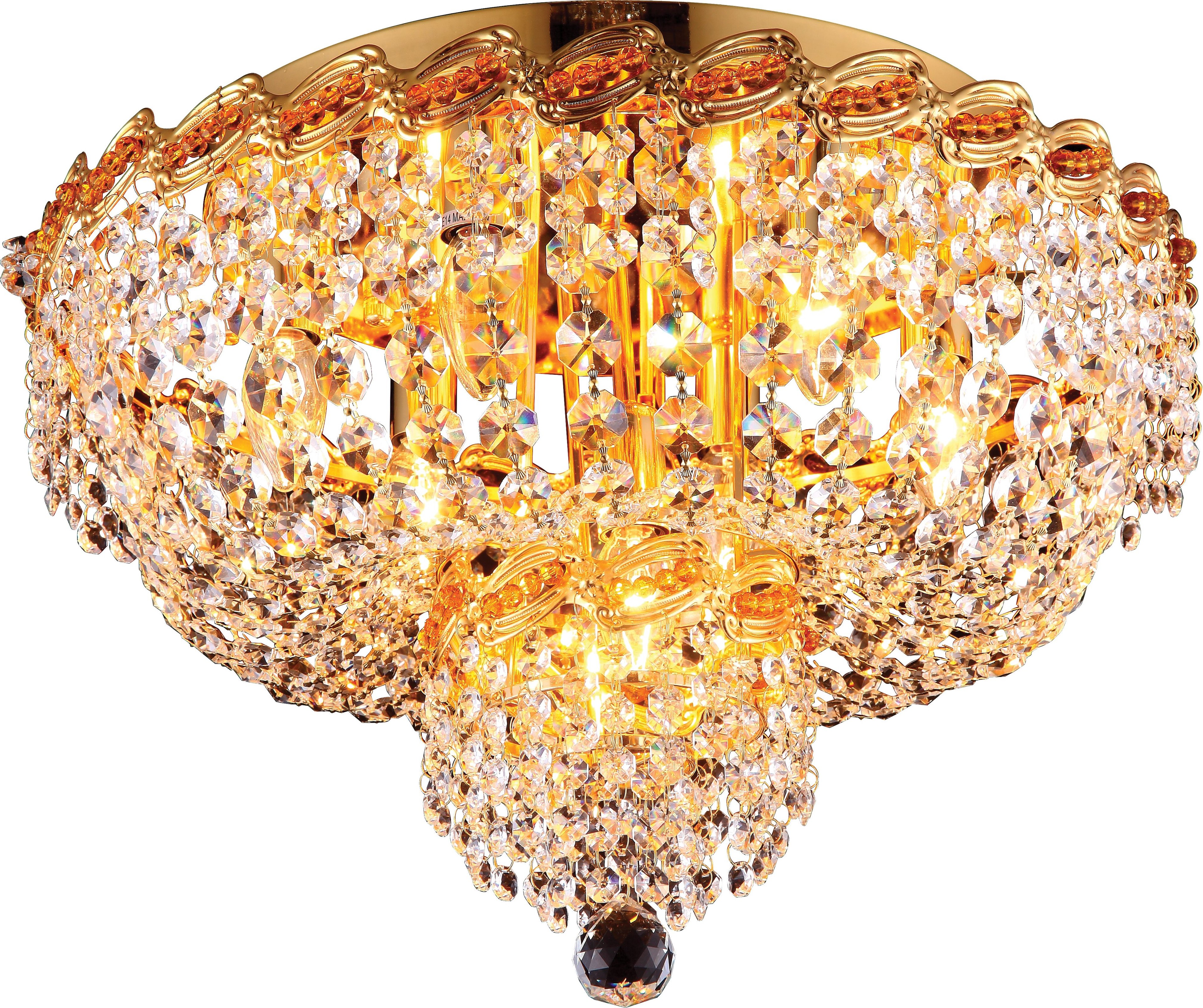 Потолочная люстра Arte Lamp CORONA A5003PL-7GO