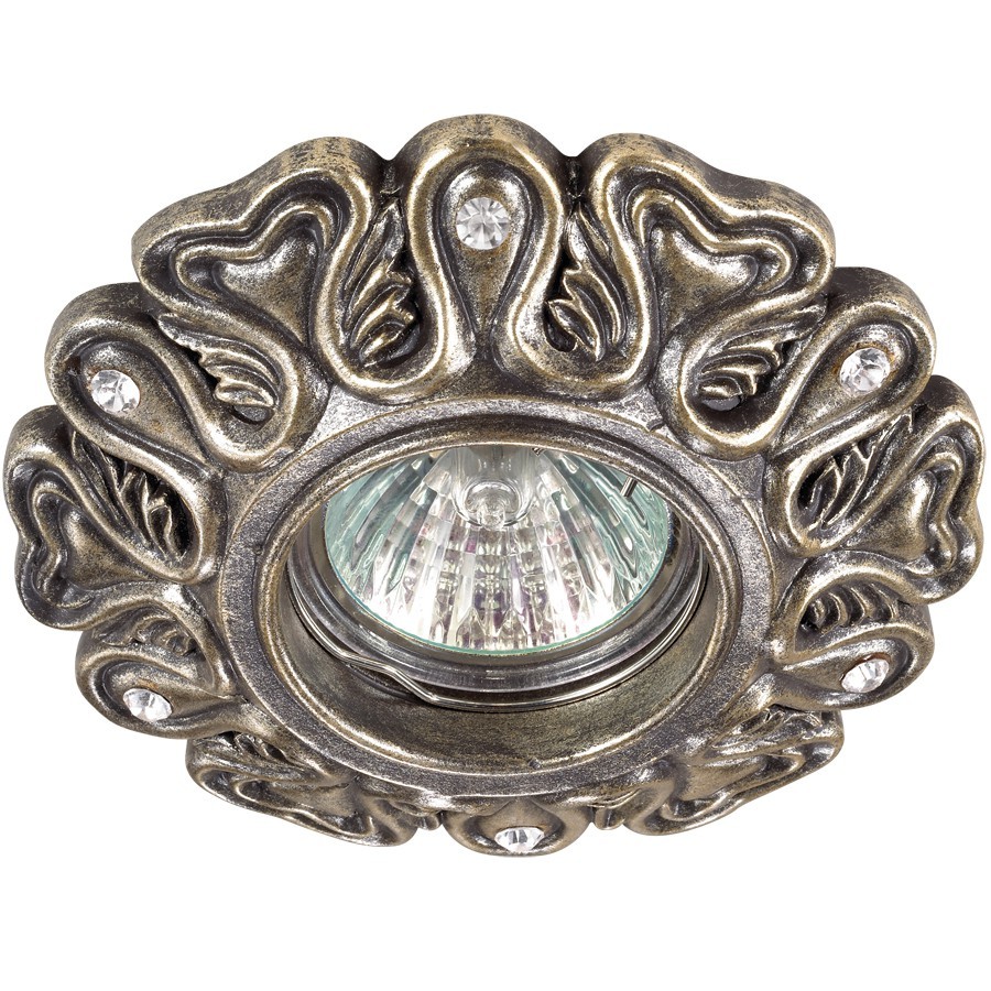 Встраиваемый светильник с узорами Pattern 370120 Novotech