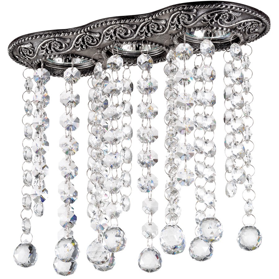 Встраиваемый светильник с узорами Pattern 370077 Novotech