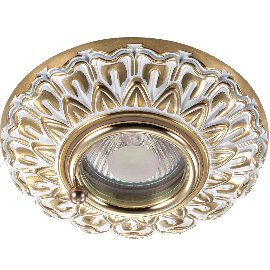 Встраиваемый светильник с узорами Daisy 370051 Novotech