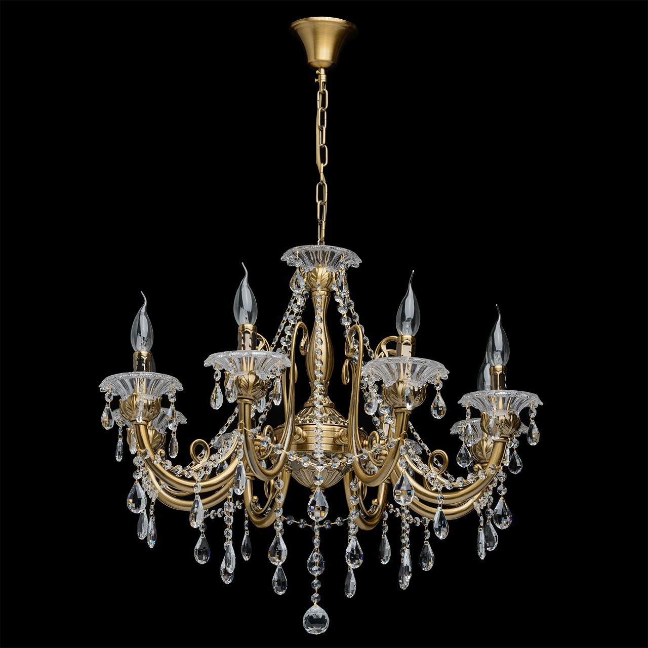 Хрустальная люстра MW Light Свеча 301018508