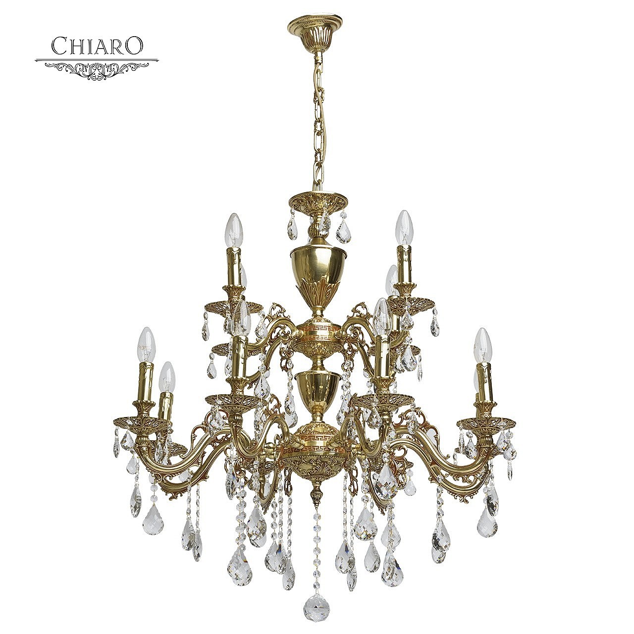 Хрустальная люстра Chiaro Паула 411012912