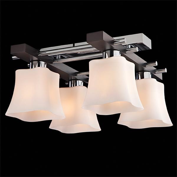 Потолочная люстра Eurosvet 70007 70007/4 хром/венге