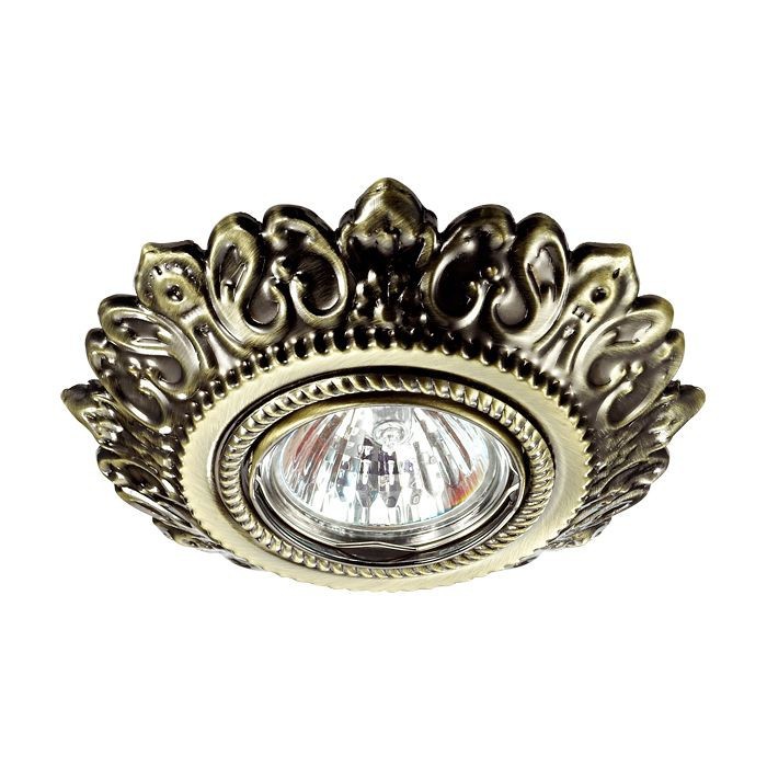 Встраиваемый светильник с узорами Forza 370260 Novotech