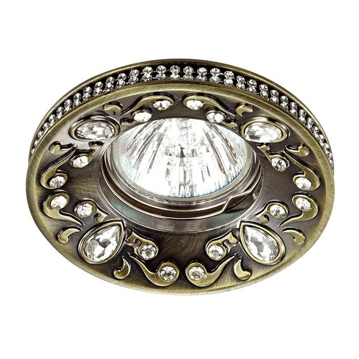 Встраиваемый светильник с узорами Erba 370235 Novotech