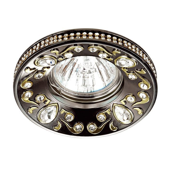 Встраиваемый светильник с узорами Erba 370236 Novotech