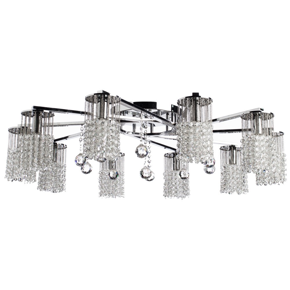 Потолочная люстра Arte Lamp CASCATA A3028PL-10CC