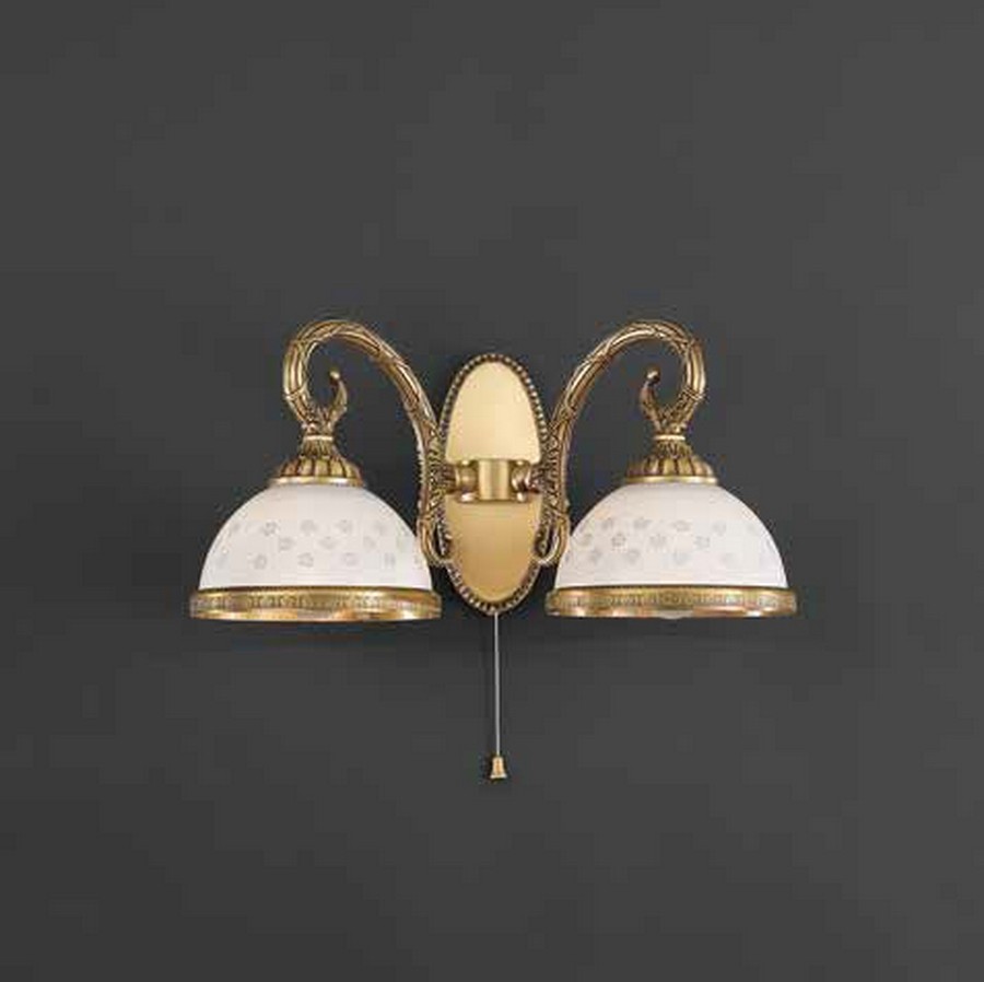 Настенное бра с выключателем Reccagni Angelo 8200 A 8200/2