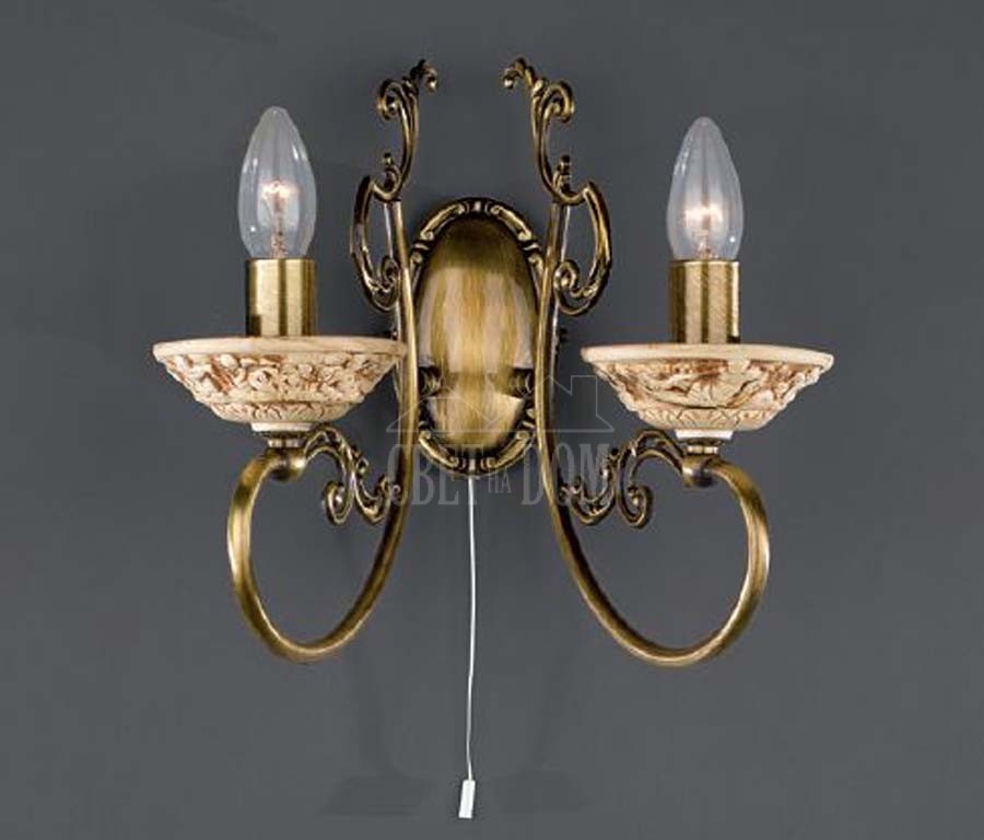 Настенное бра с выключателем La Lampada 402 WB 402/2.26