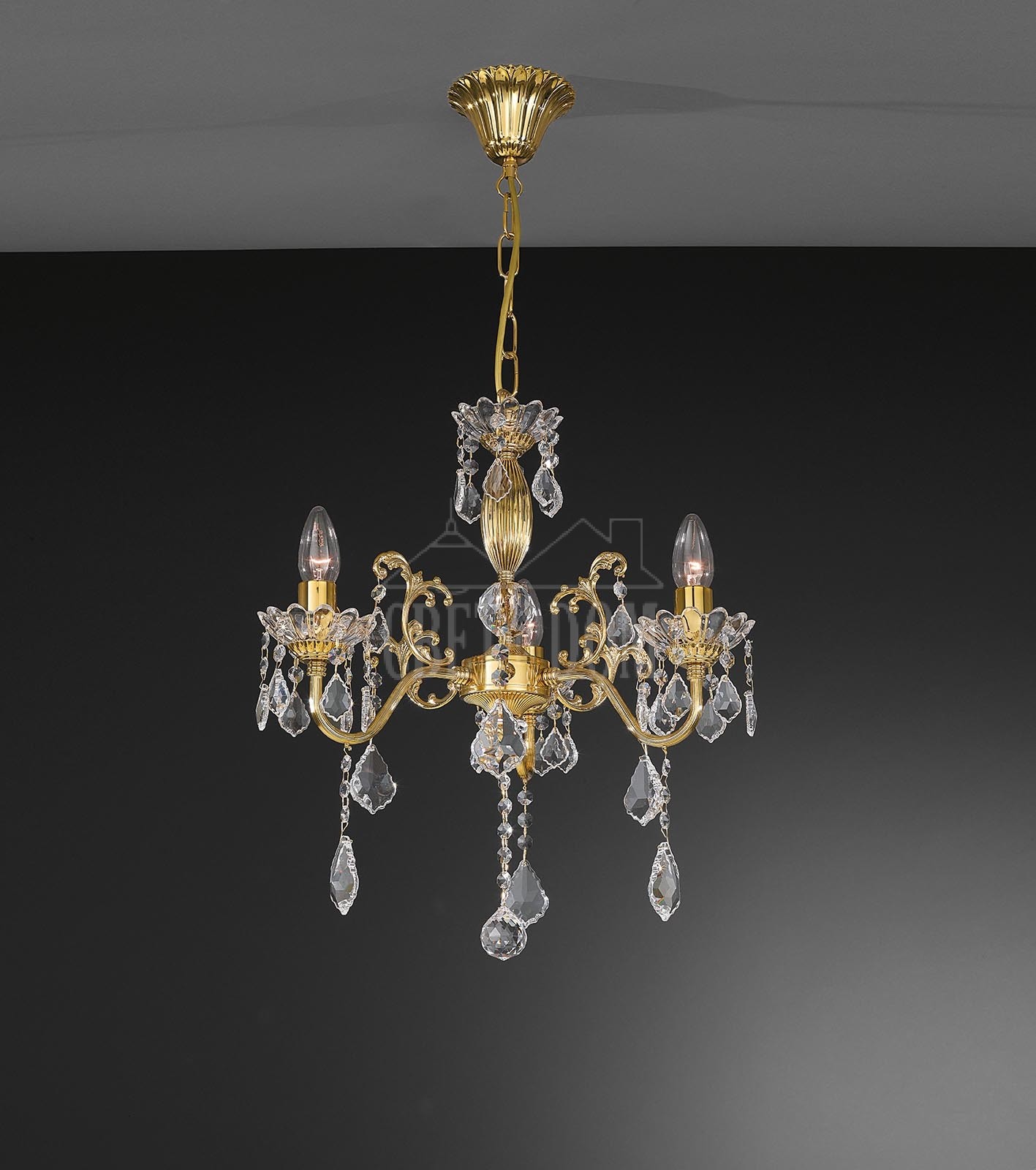 Подвесная хрустальная люстра 1063 La Lampada L 1063/3.26