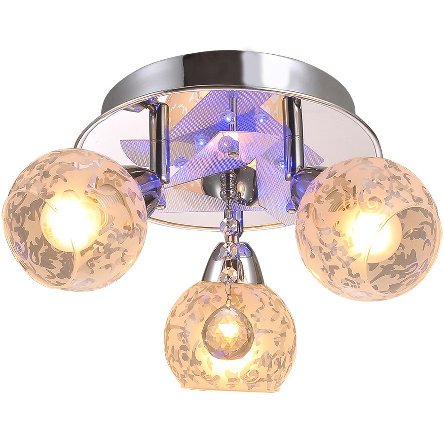 Потолочная люстра с пультом Abilene ID lamp 200/3PF-Chrome