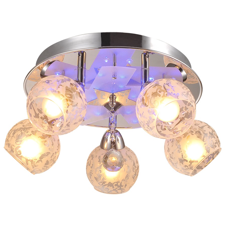 Потолочная люстра с пультом Abilene ID lamp 200/5PF-Chrome