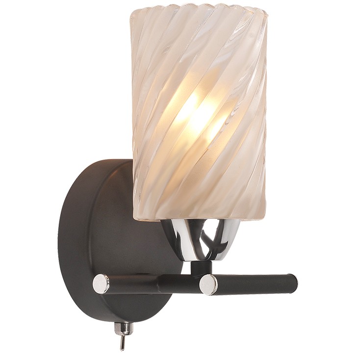 Настенное бра ID lamp Anaheim 208/1A-Blackchrome