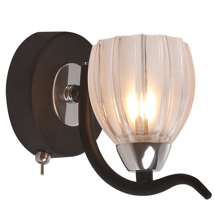 Настенное бра ID lamp Antioch 213/1A-Blackchrome