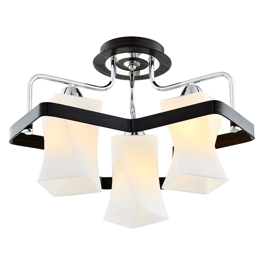 Потолочная люстра ID lamp Berkeley 231/3PF-Blackchrome
