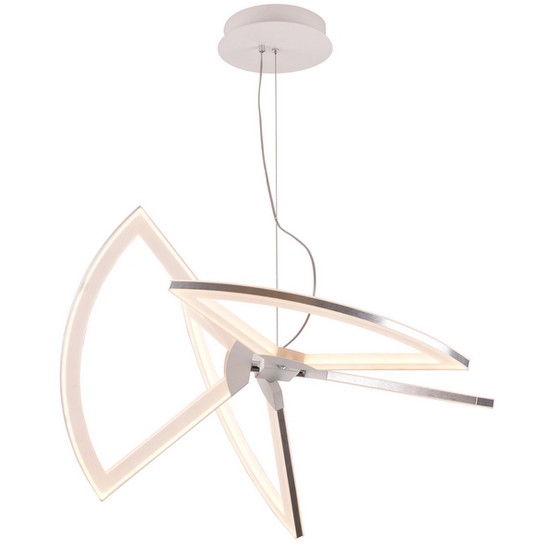 Подвесная светодиодная люстра Jackson ID lamp 398/80-LEDWhitechrome