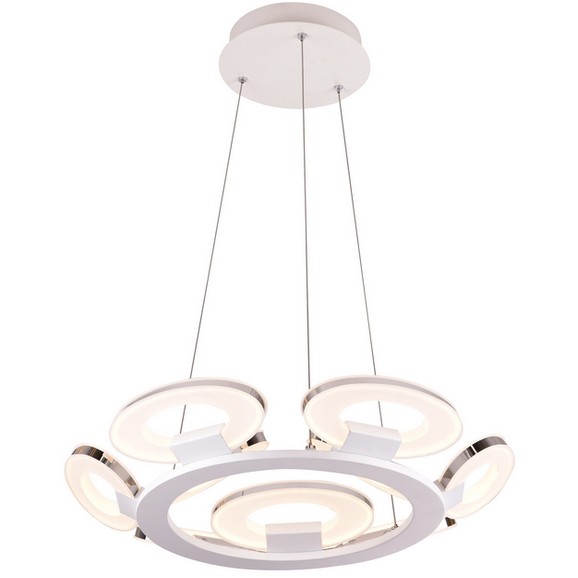 Подвесная светодиодная люстра Jacksonville ID lamp 399/9-LEDWhitechrome